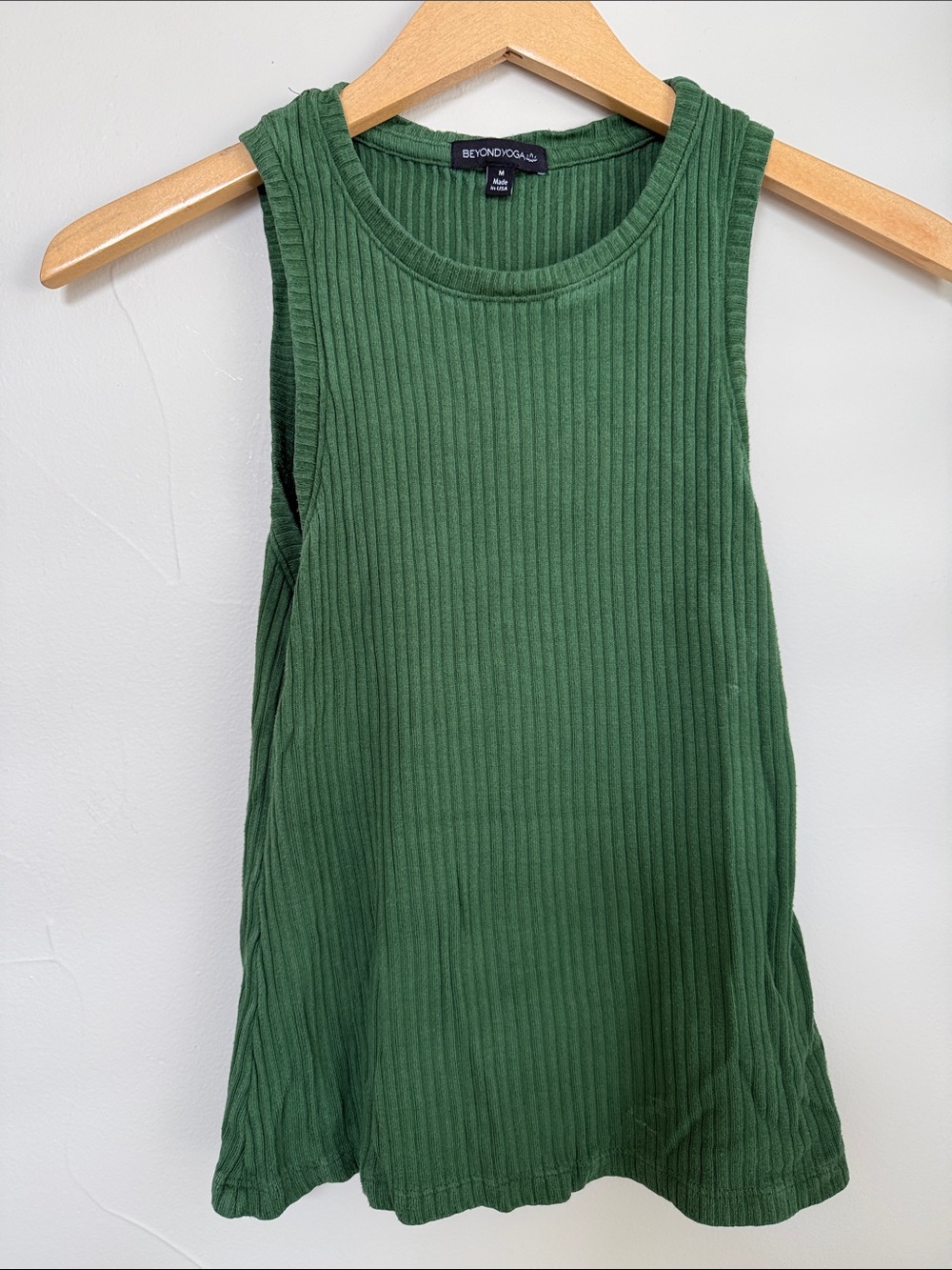 Beyond Yoga Green Ribbed Tank & Bottom Set - Picture 6 of 8